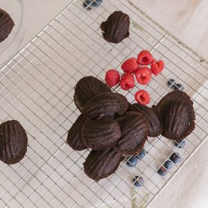 Financiers chocolate nutella