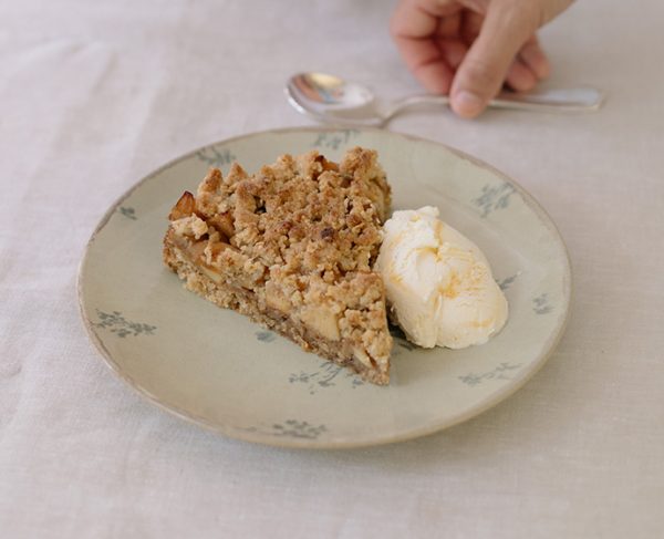 Crumble de Manzana Vegana