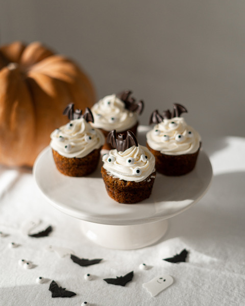 Pasteles sin gluten para Halloween: cupcakes de calabaza, galletas y más